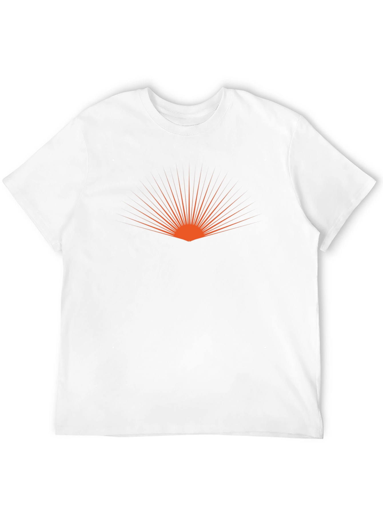Stylish Black T-Shirt with Sunrise Graphic