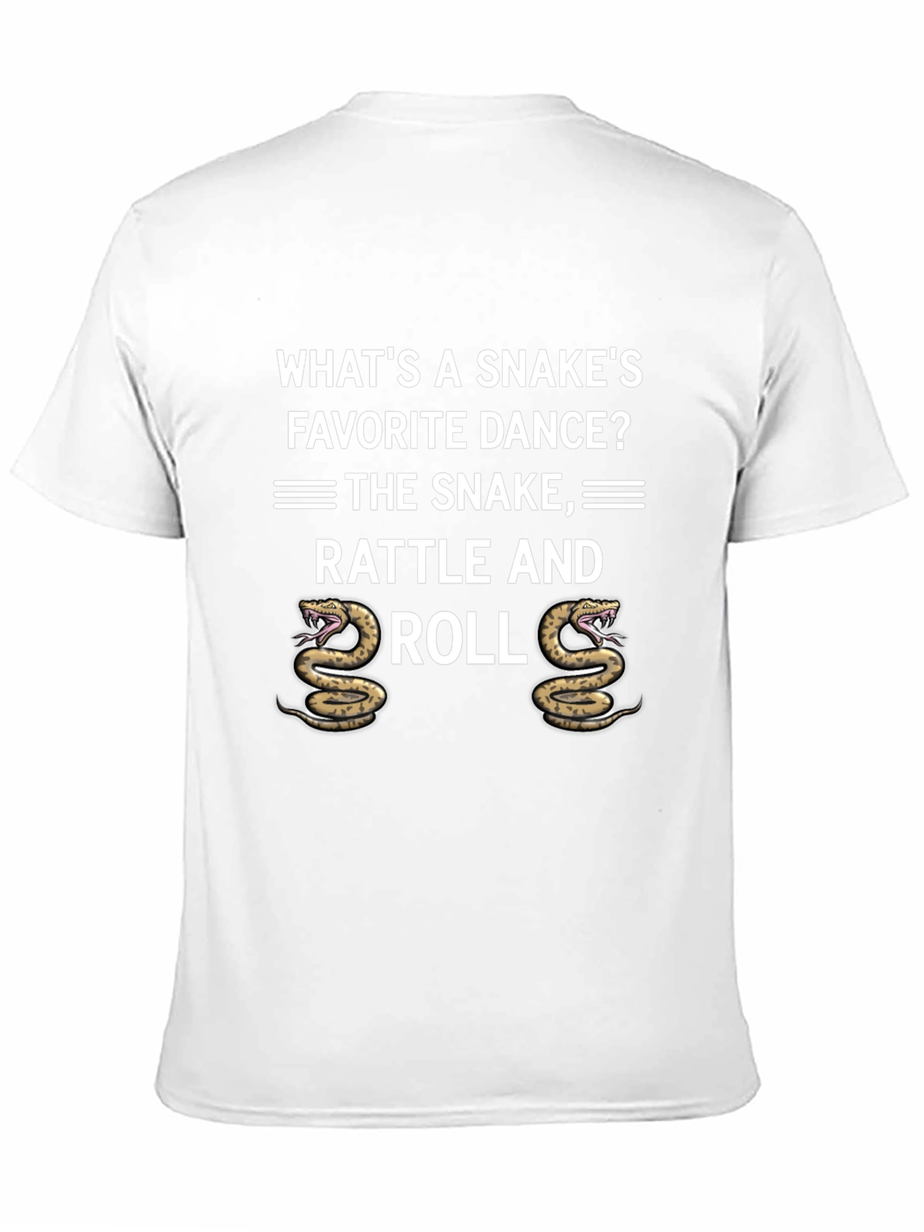 Rattle and Roll Snake Pun Graphic Tee