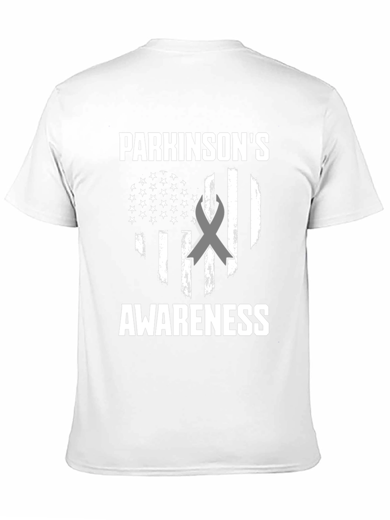 Parkinsons Awareness American Flag T-Shirt