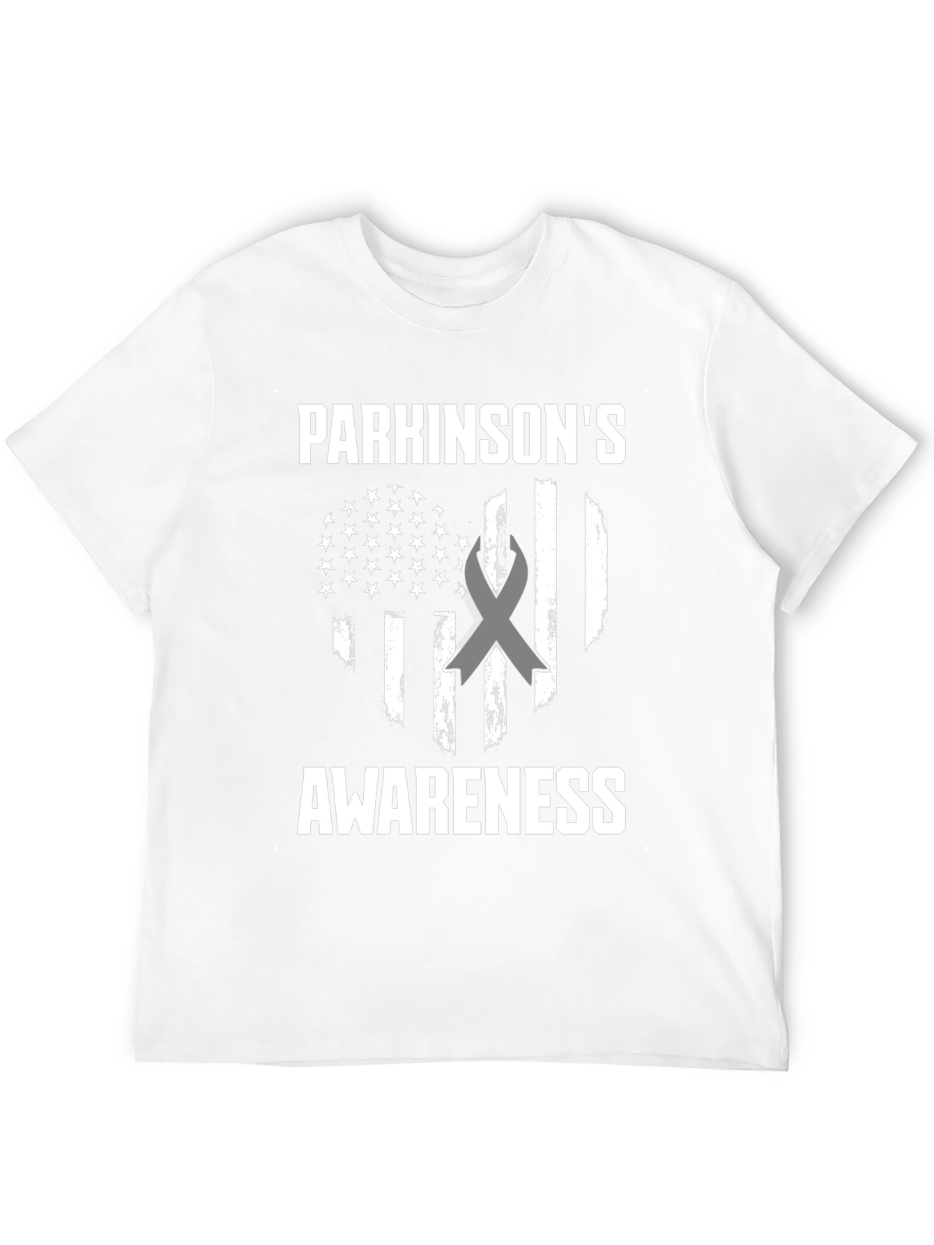 Parkinsons Awareness American Flag T-Shirt