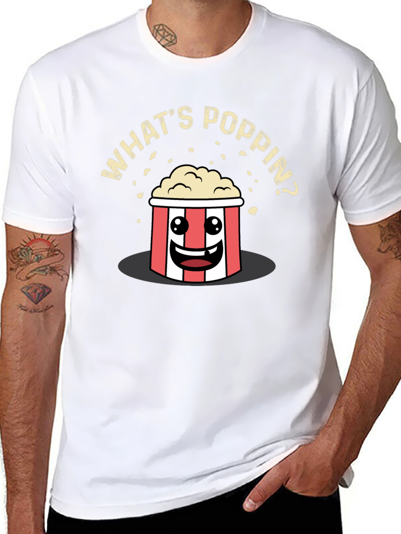 Whats Poppin Popcorn T-Shirt