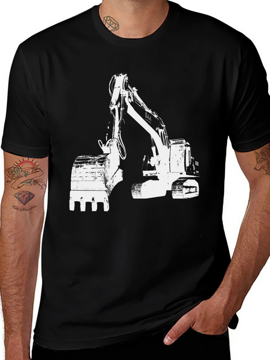 Excavator Graphic Tee - Heavy Equipment Operator Shirt