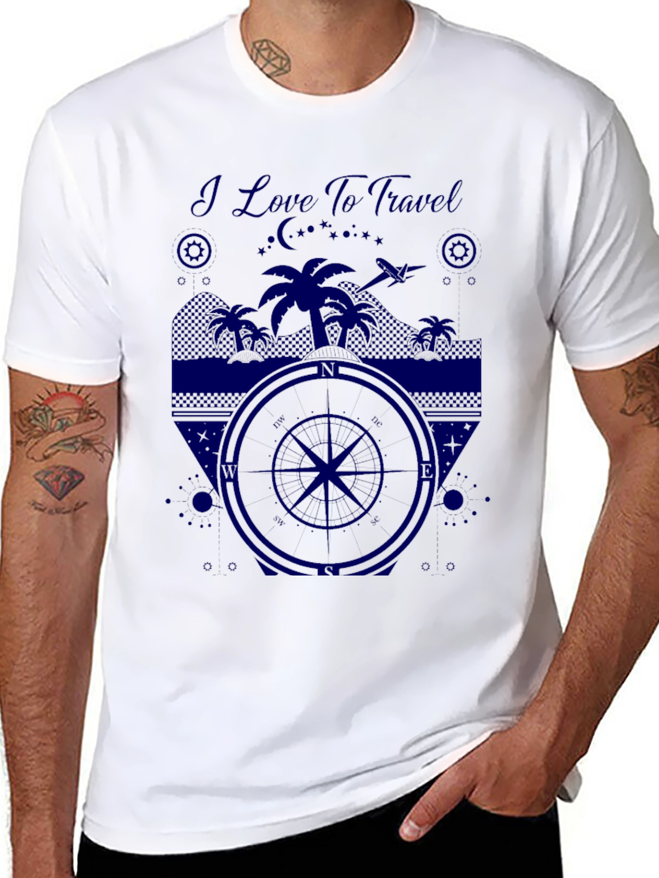 I Love to Travel Graphic Tee