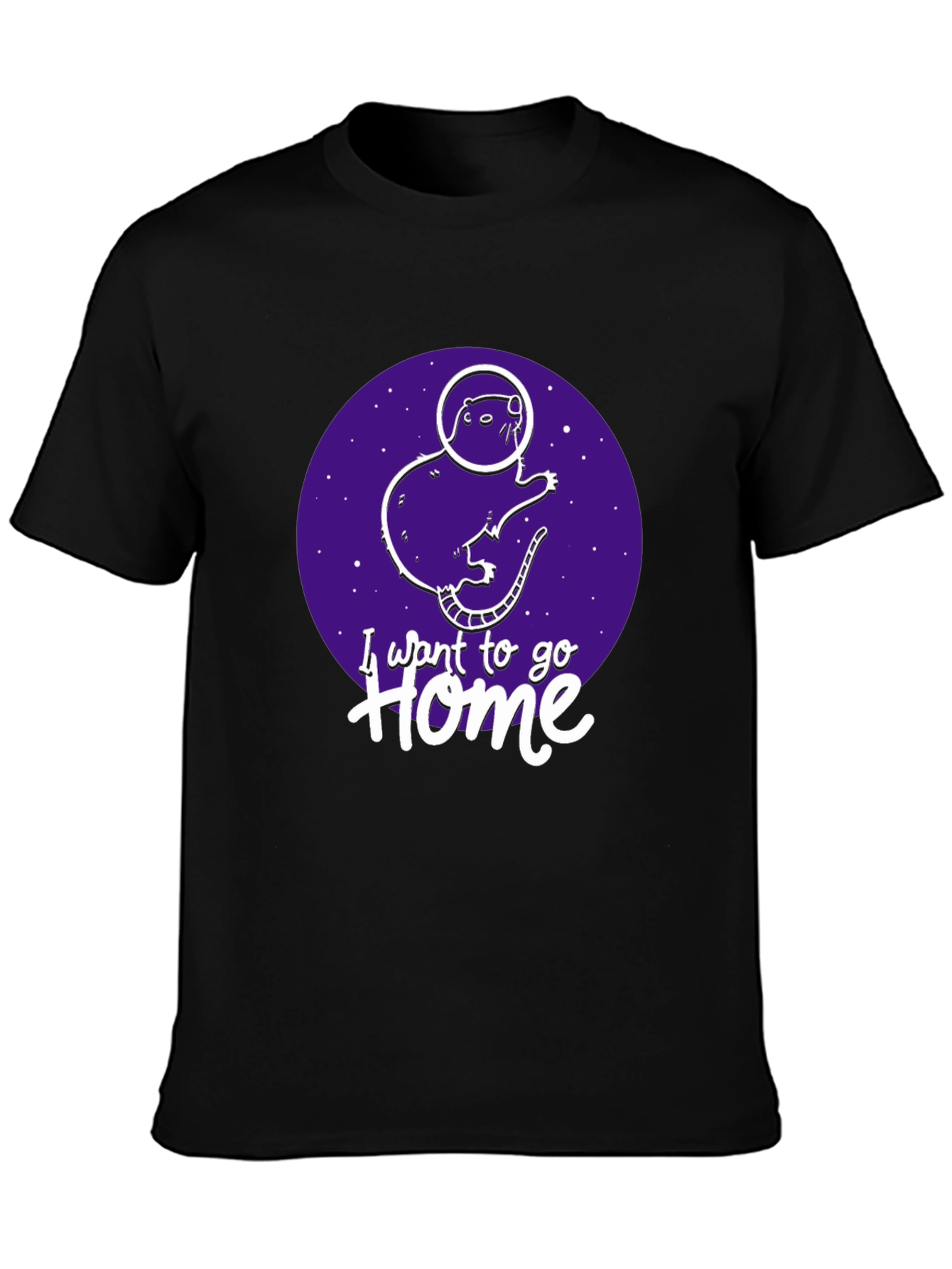 Astronaut Rat Wants to Go Home T-Shirt