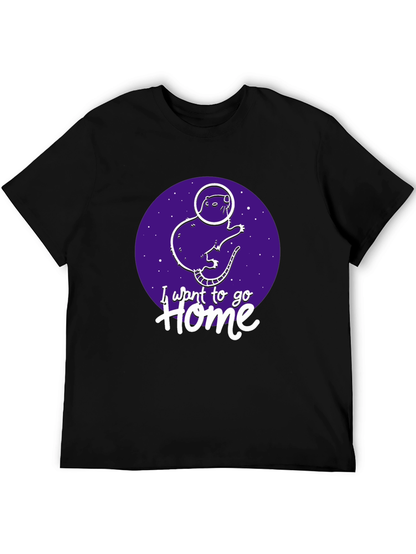 Astronaut Rat Wants to Go Home T-Shirt