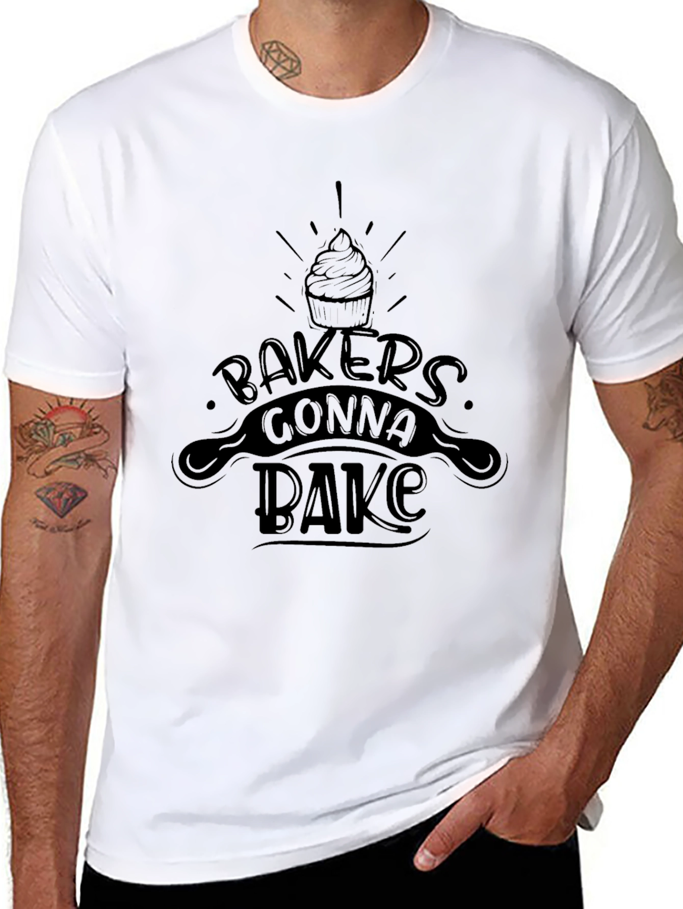 Bakers Gonna Bake T-Shirt - Cupcake Design