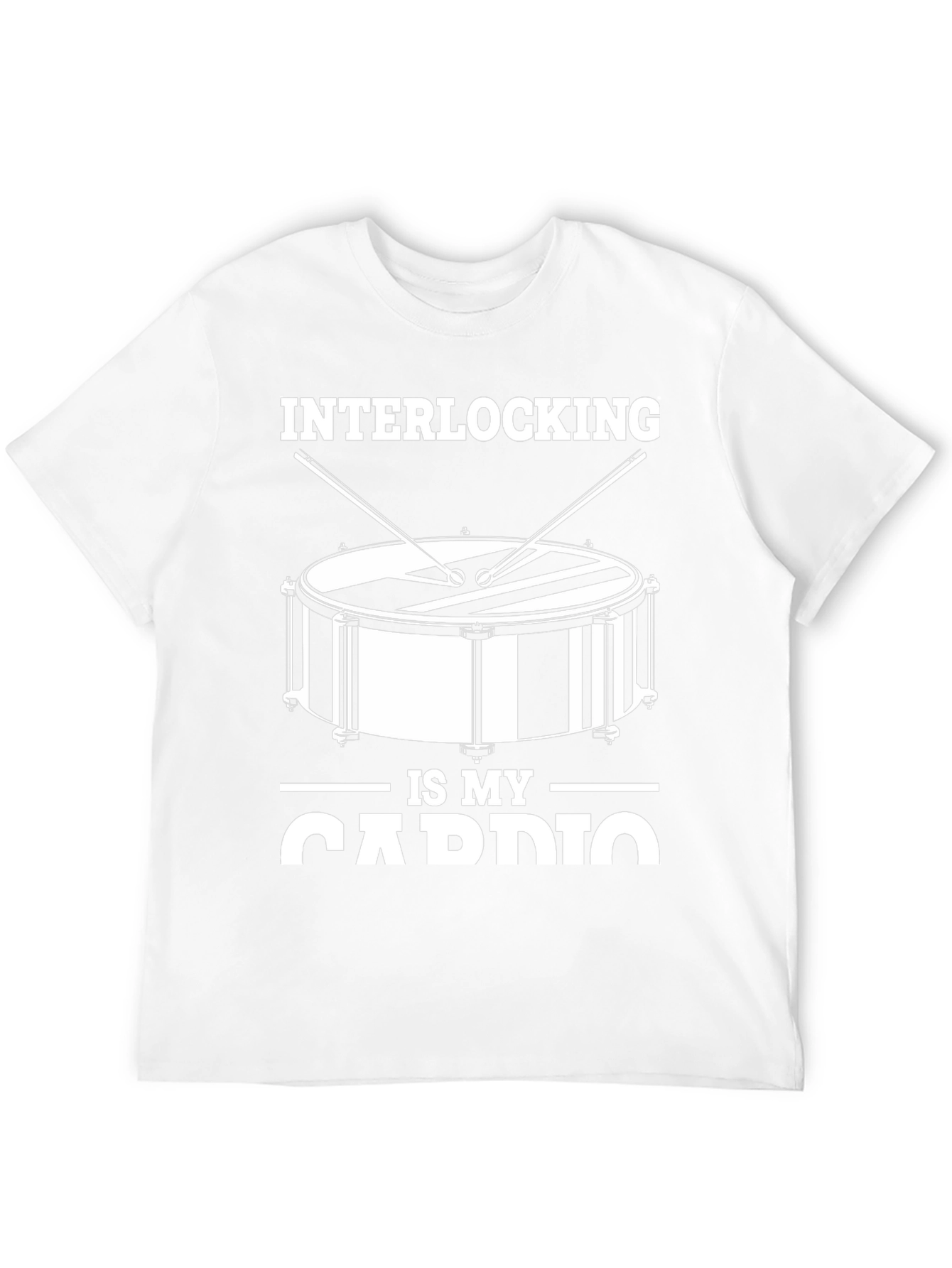 Interlocking is My Cardio Drummer T-Shirt