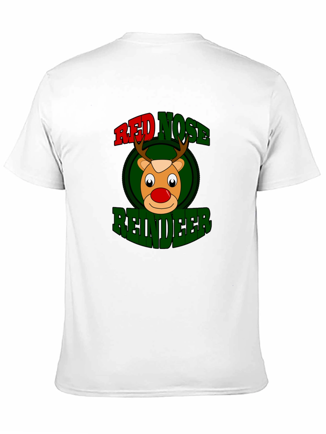 Red Nose Reindeer Graphic Tee - Christmas Holiday