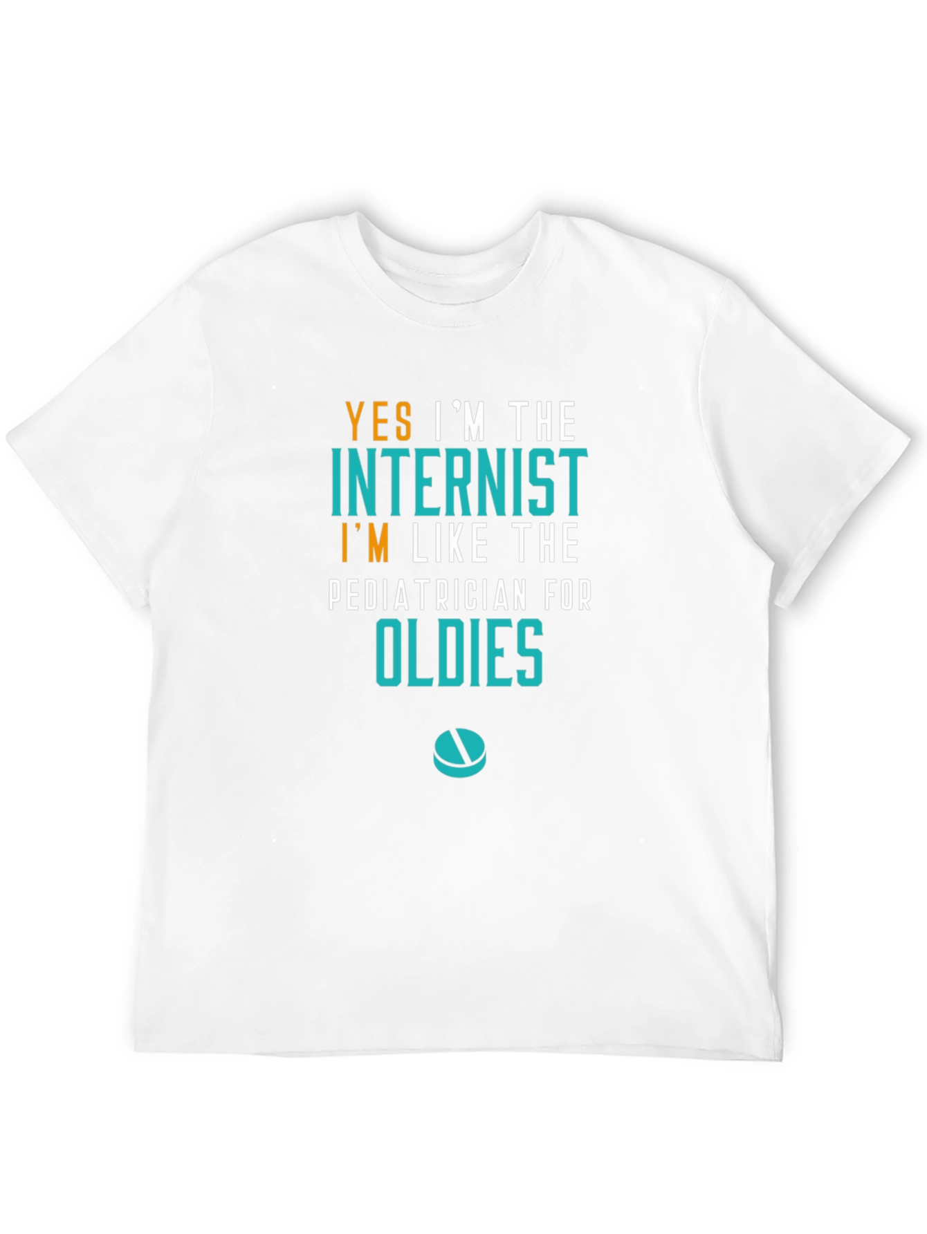 Internist Oldies Humor Graphic T-Shirt