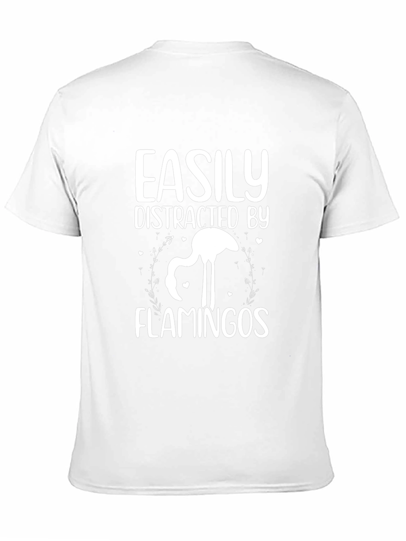 Easily Distracted By Flamingos Graphic Tee