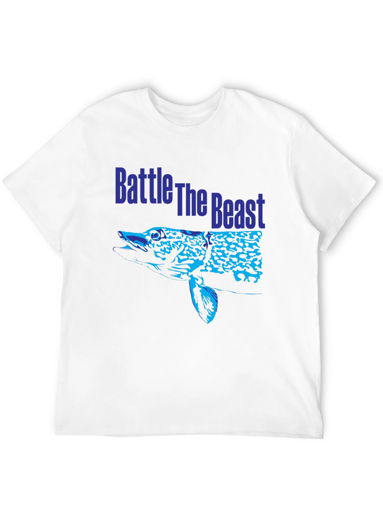 Battle The Beast Fish Graphic T-Shirt
