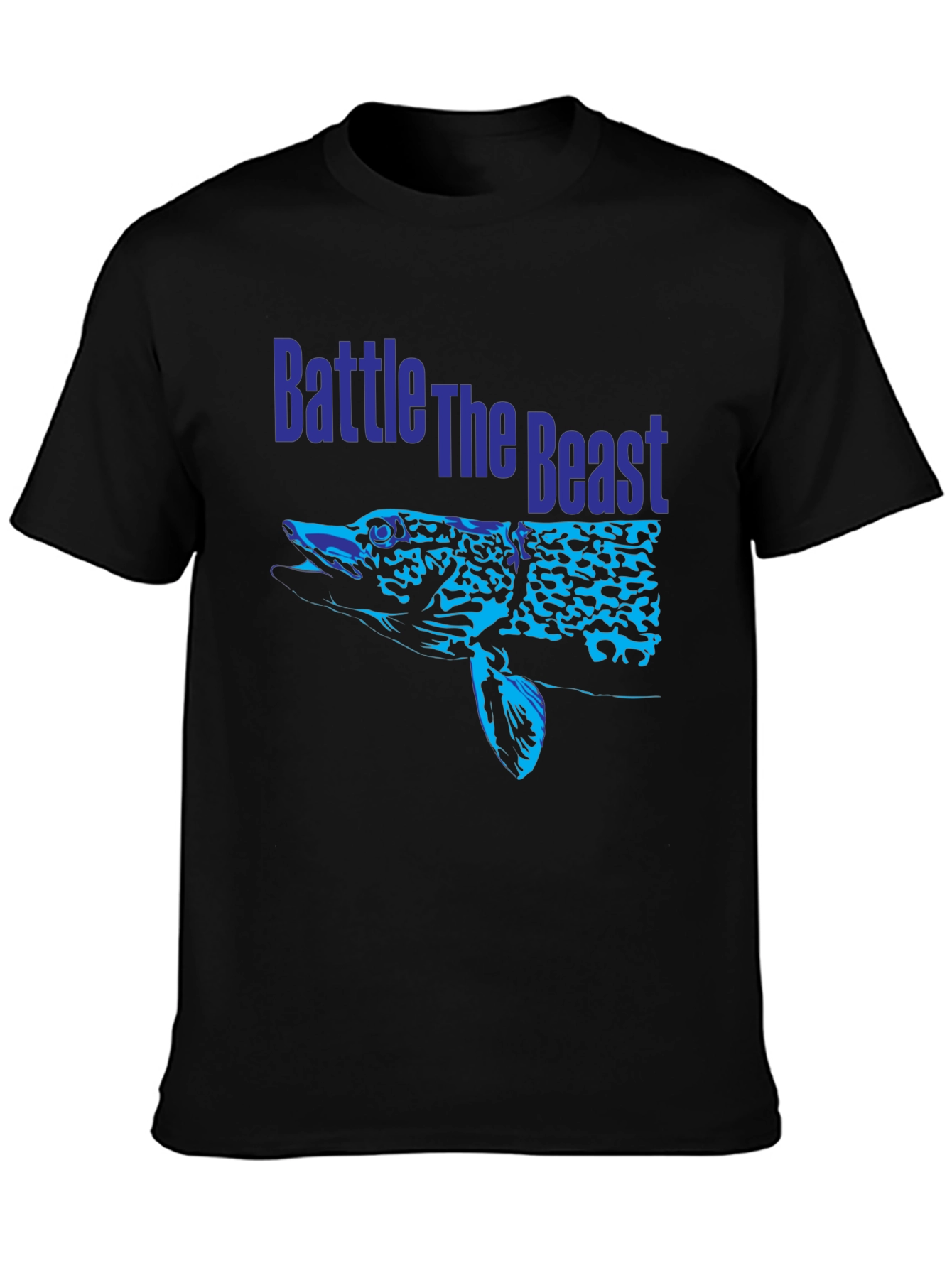 Battle The Beast Fish Graphic T-Shirt