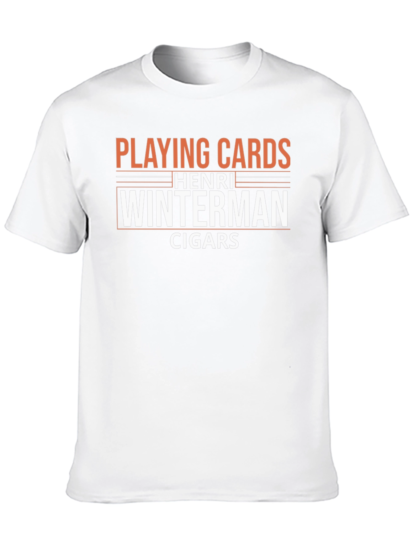 Henri Winterman Cigars Playing Cards Graphic Tee