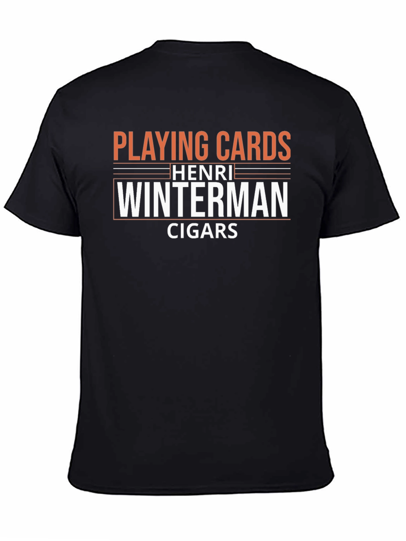Henri Winterman Cigars Playing Cards Graphic Tee