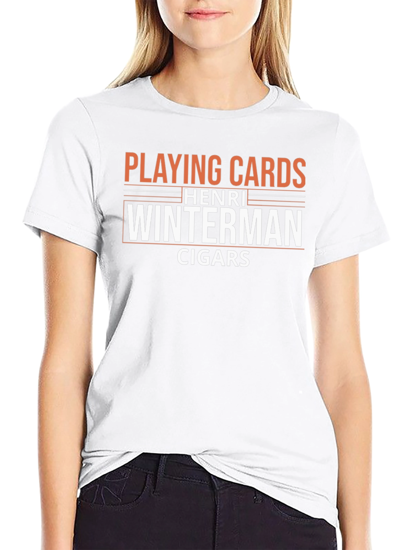 Henri Winterman Cigars Playing Cards Graphic Tee