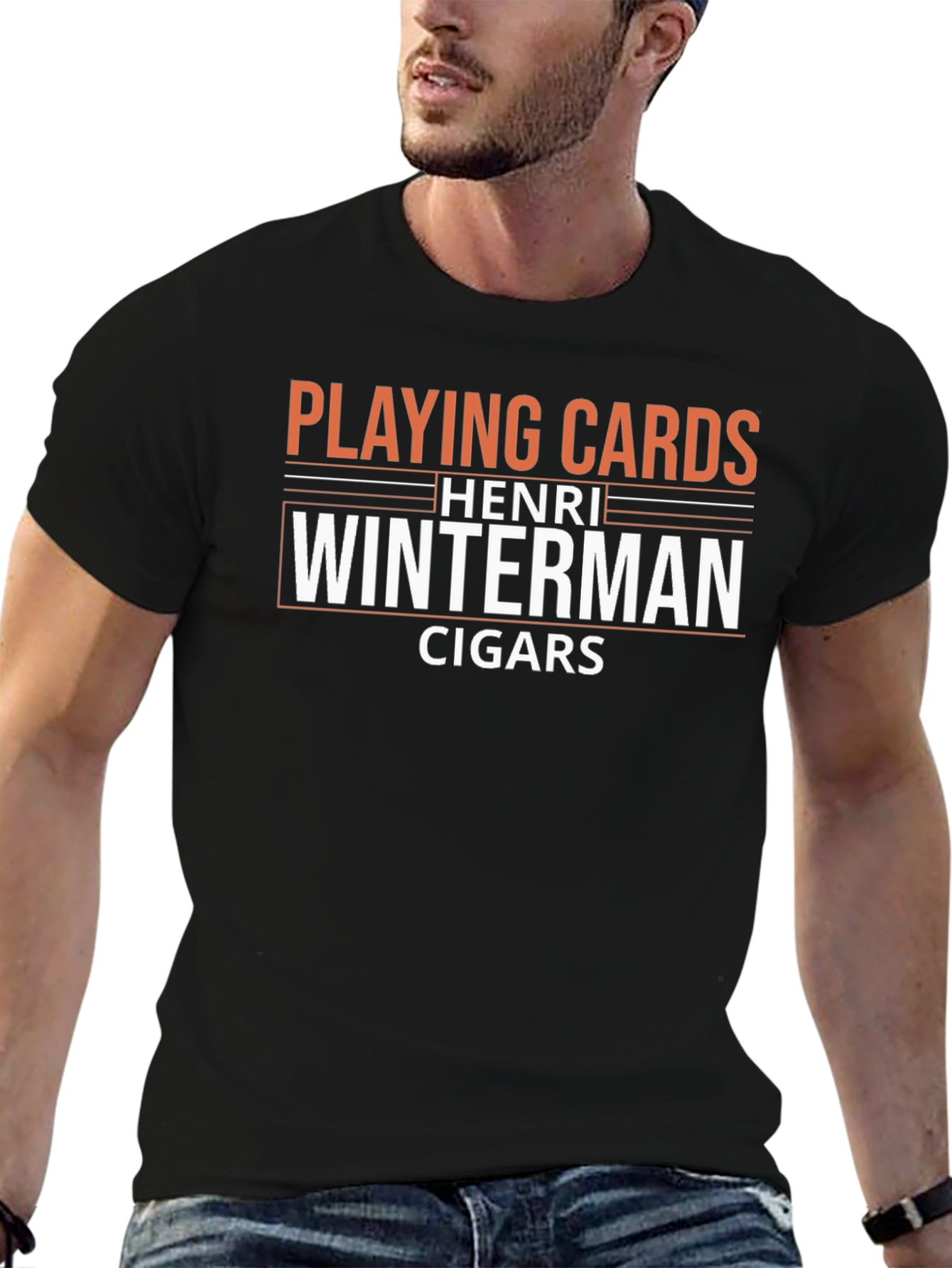 Henri Winterman Cigars Playing Cards Graphic Tee