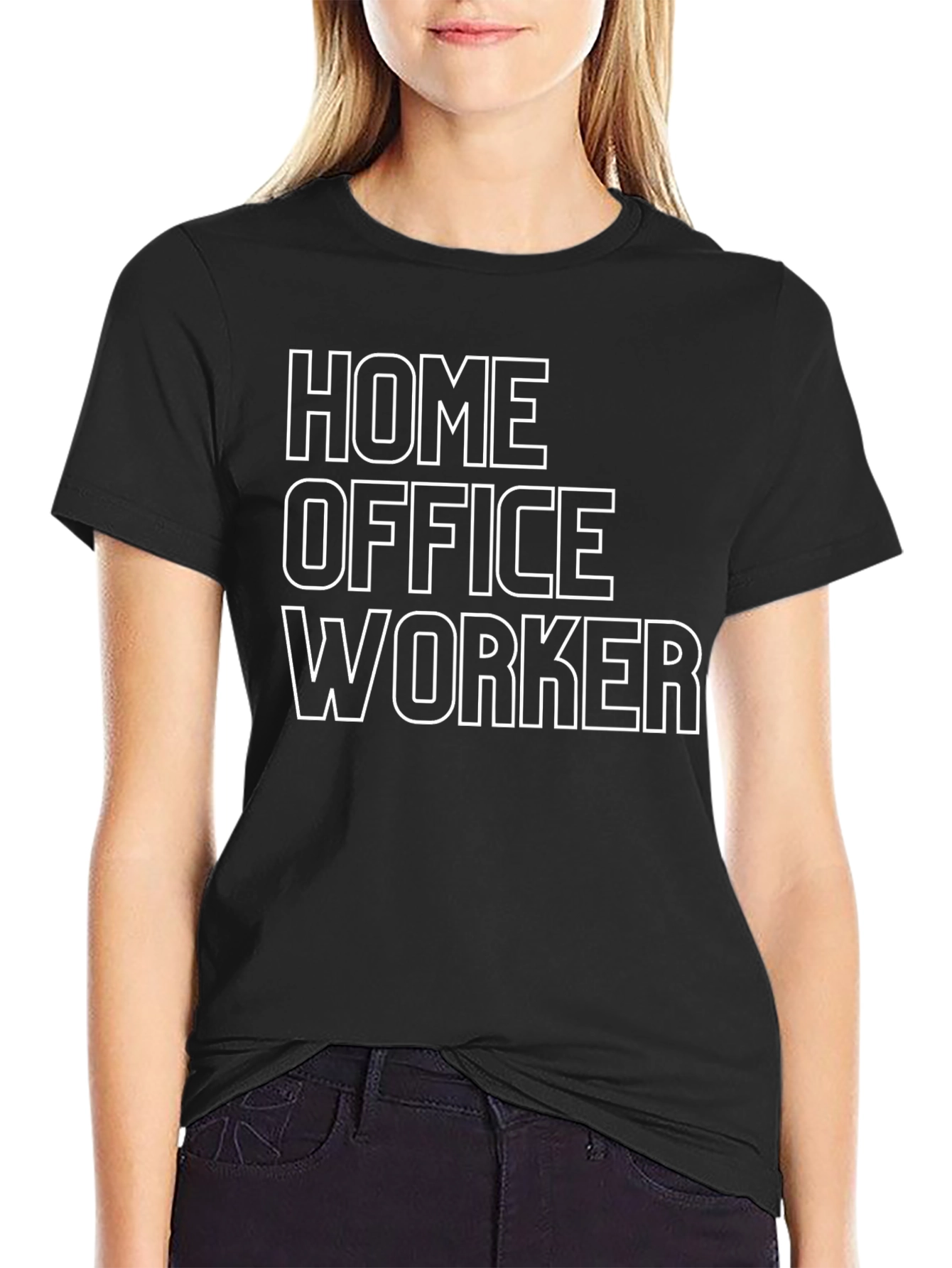 Home Office Worker Graphic T-Shirt