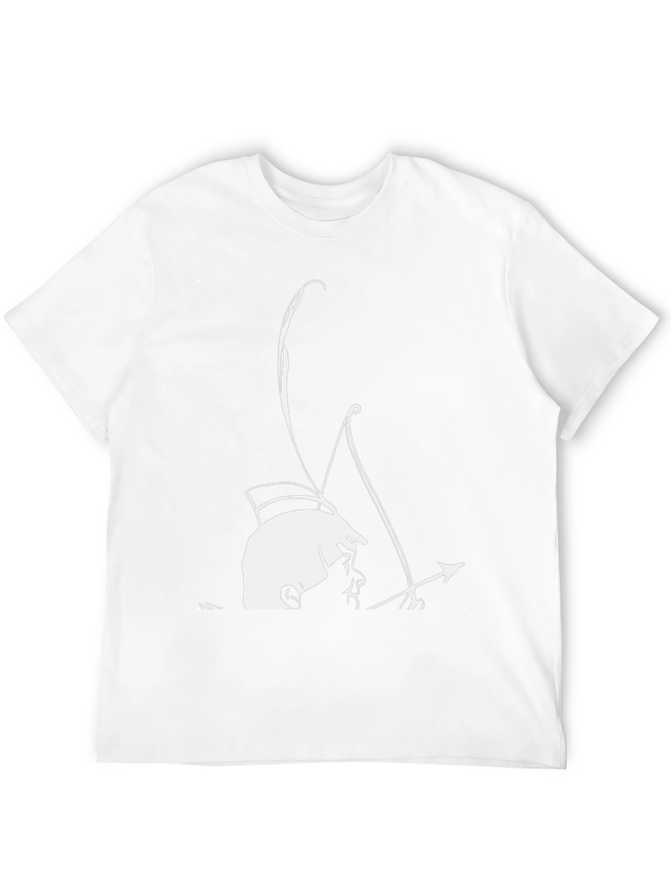 Archer Graphic Tee - Black Cotton T-Shirt