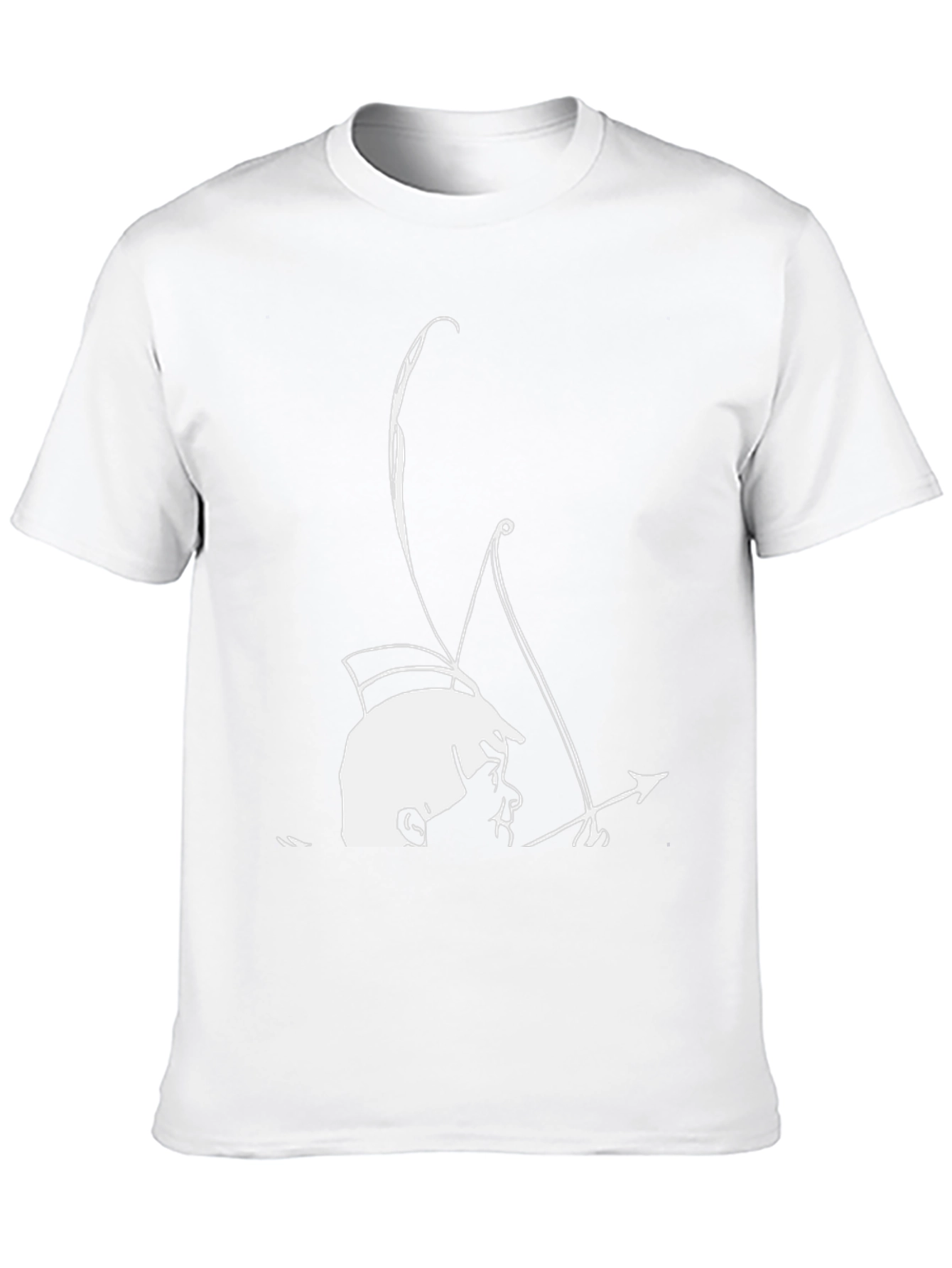 Archer Graphic Tee - Black Cotton T-Shirt