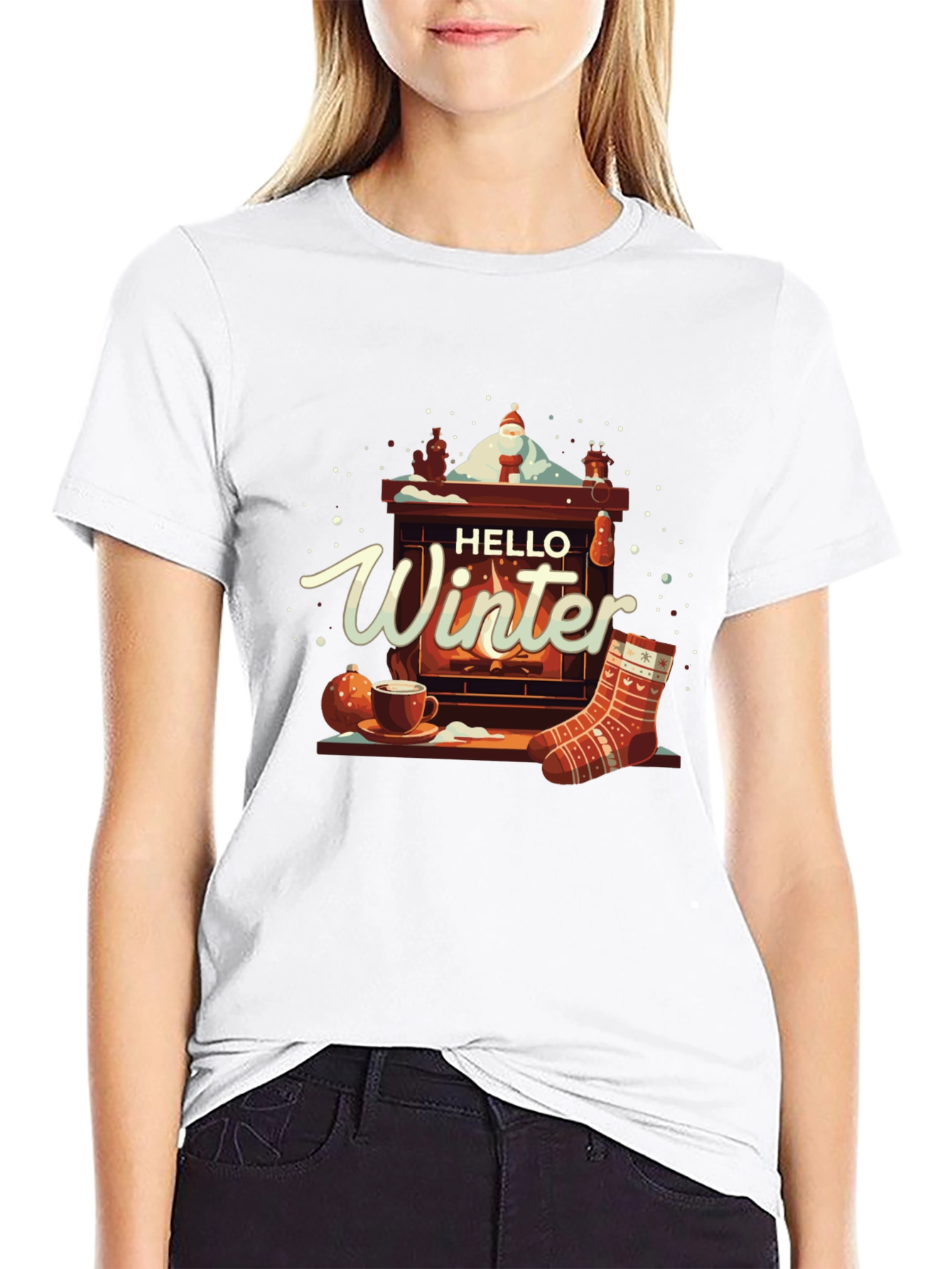 Hello Winter Graphic Tee