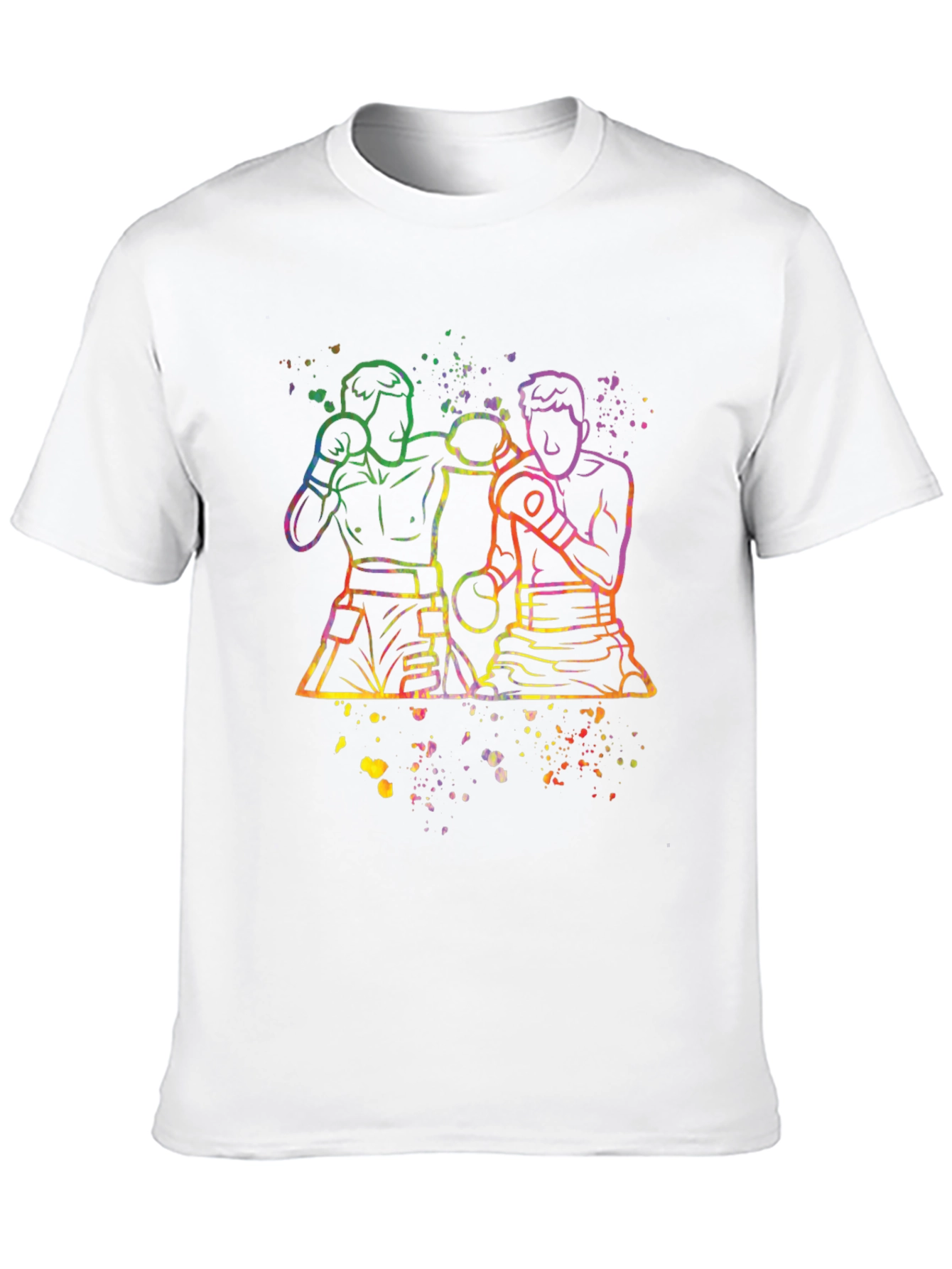 Vivid Boxer Graphic Tee - Stylish Mens T-Shirt