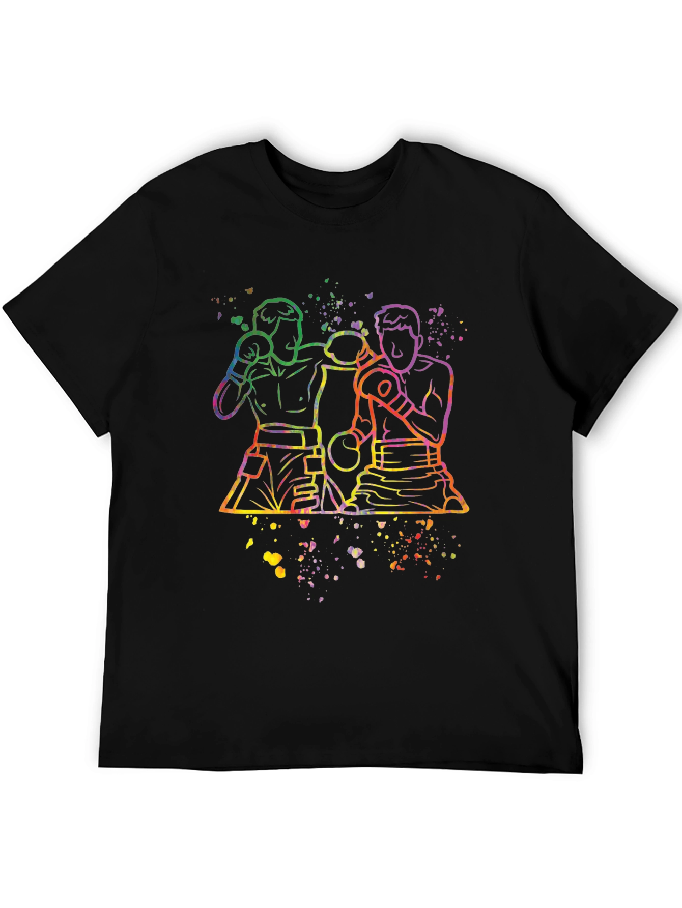Vivid Boxer Graphic Tee - Stylish Mens T-Shirt
