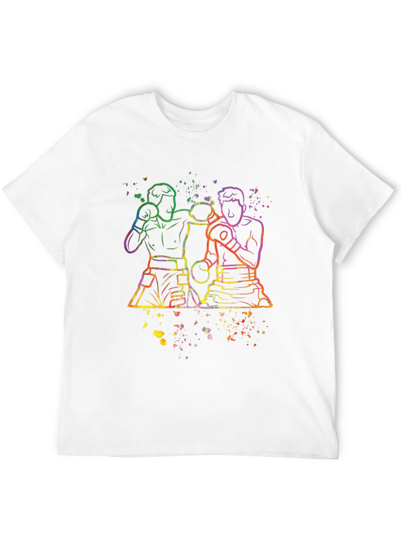 Vivid Boxer Graphic Tee - Stylish Mens T-Shirt