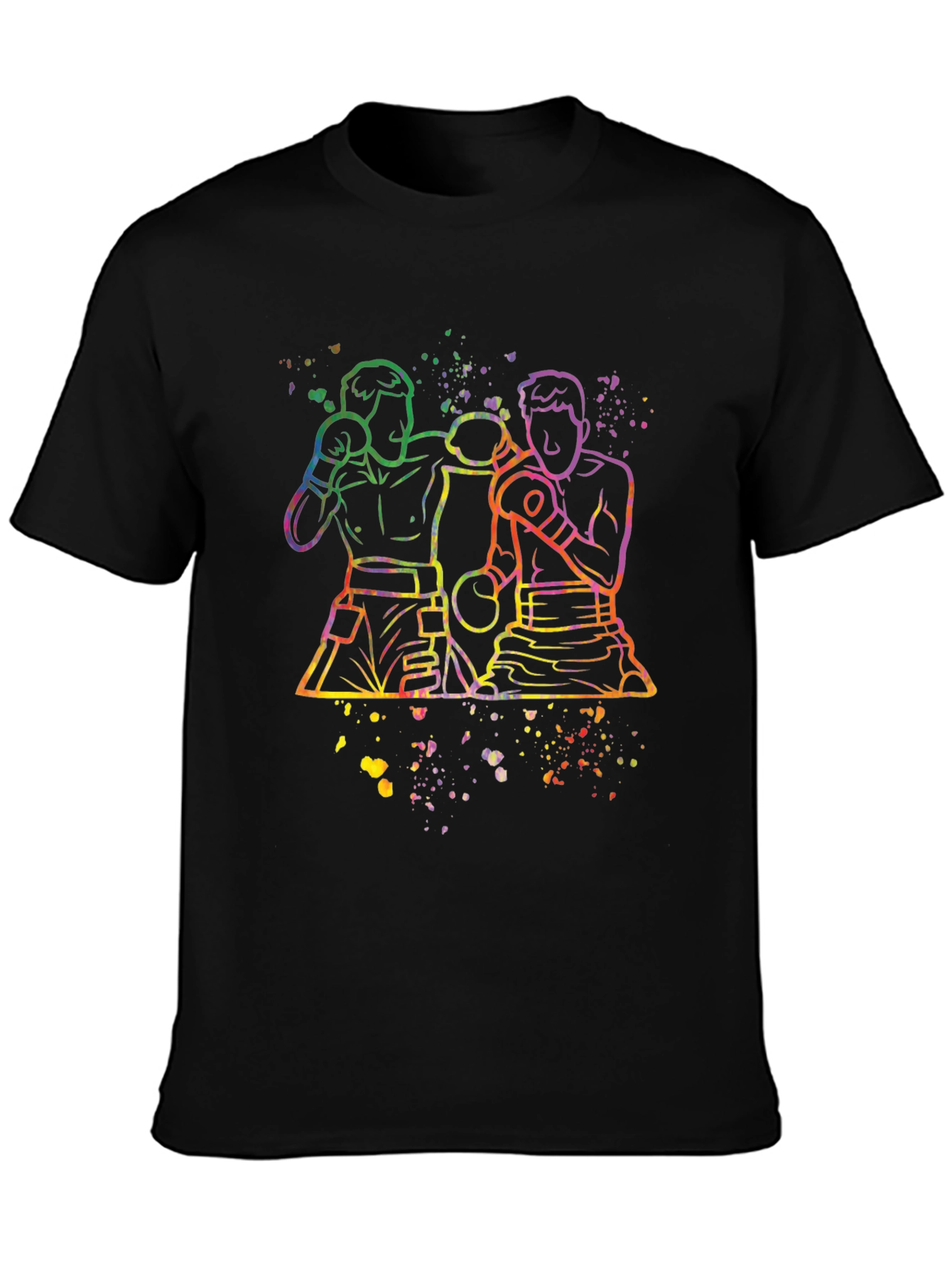 Vivid Boxer Graphic Tee - Stylish Mens T-Shirt