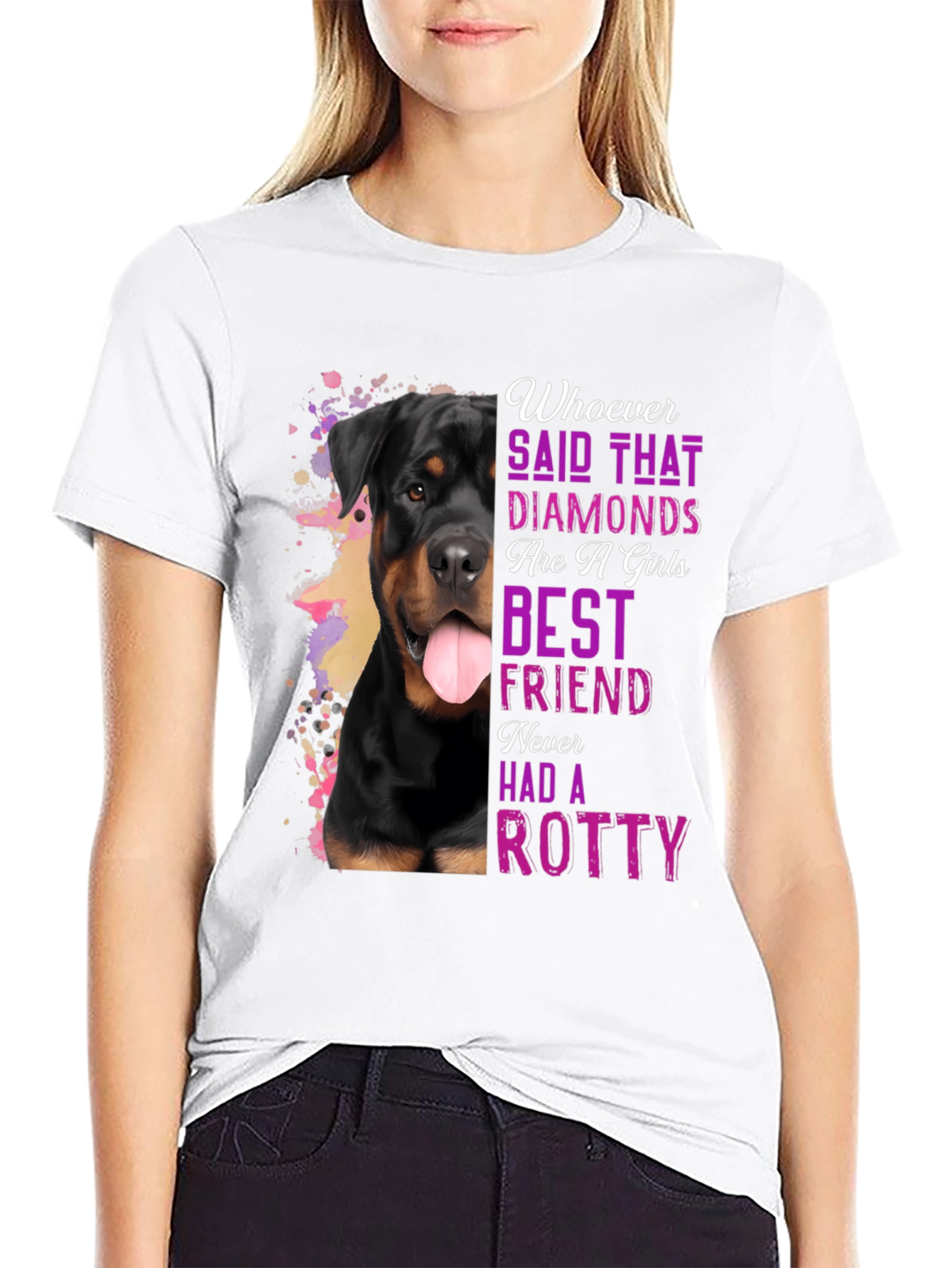 Rottie Best Friend T-Shirt - Dog Lover Tee