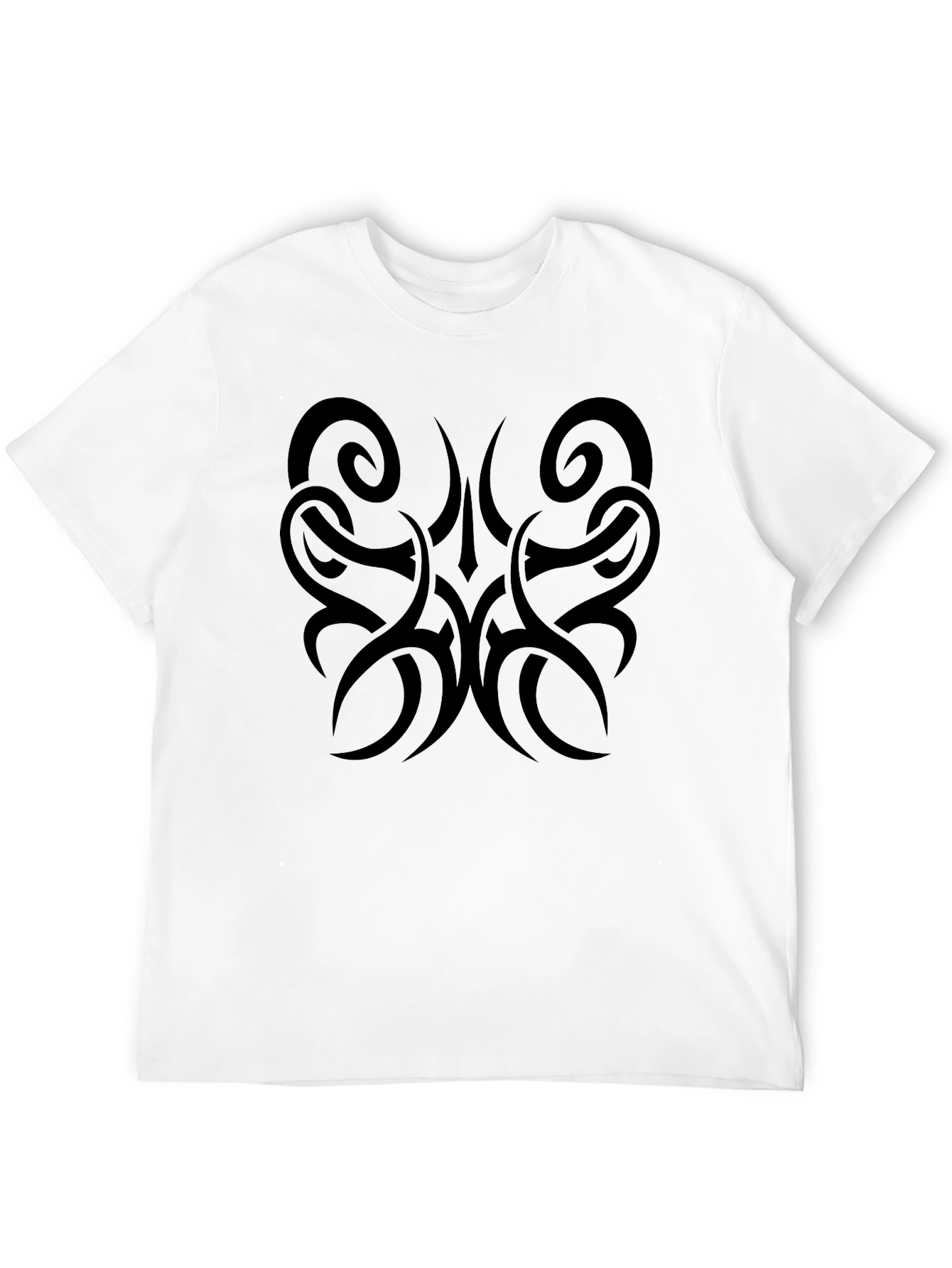 Tribal Tattoo Style Black Graphic Tee