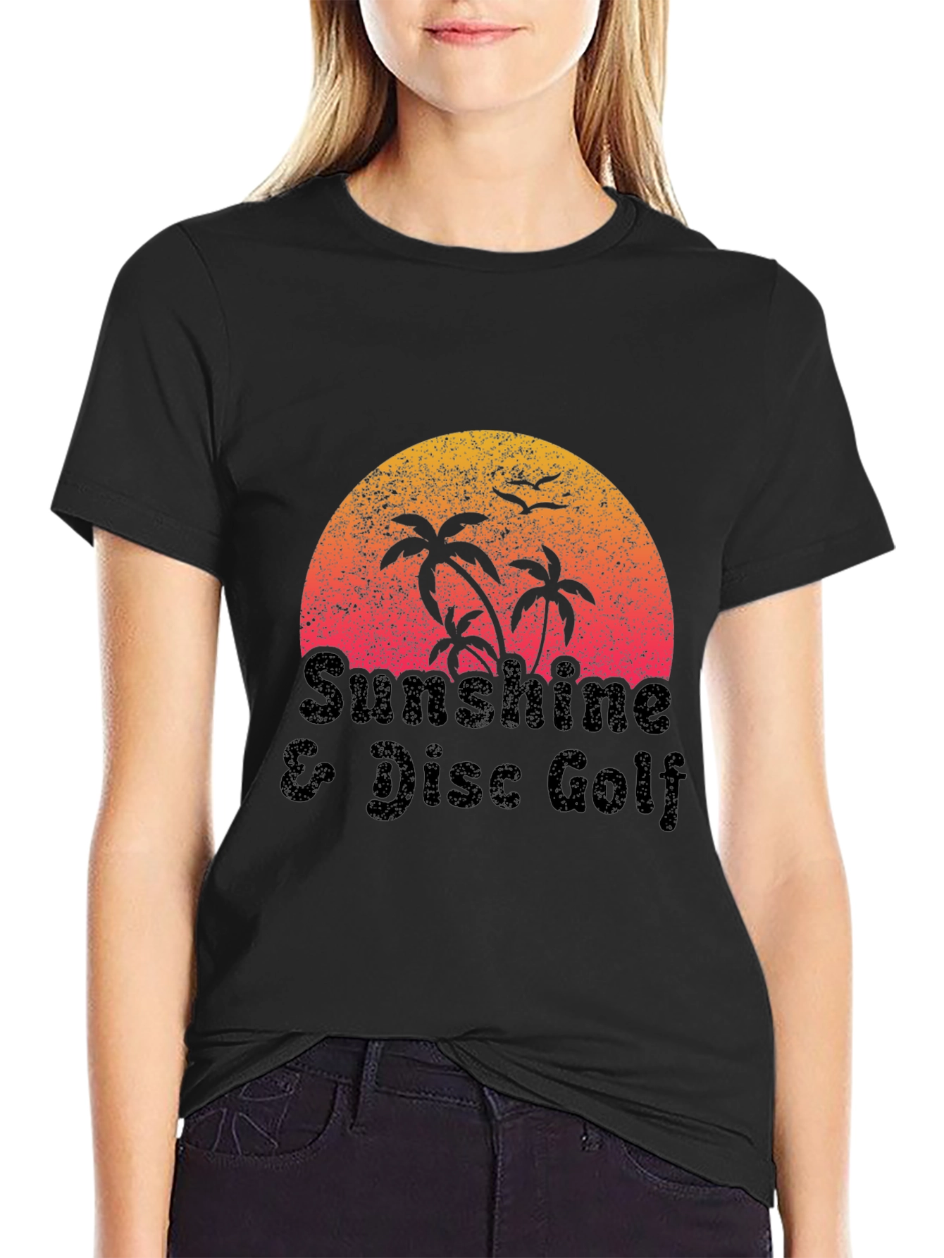 Sunshine & Disc Golf Graphic Tee
