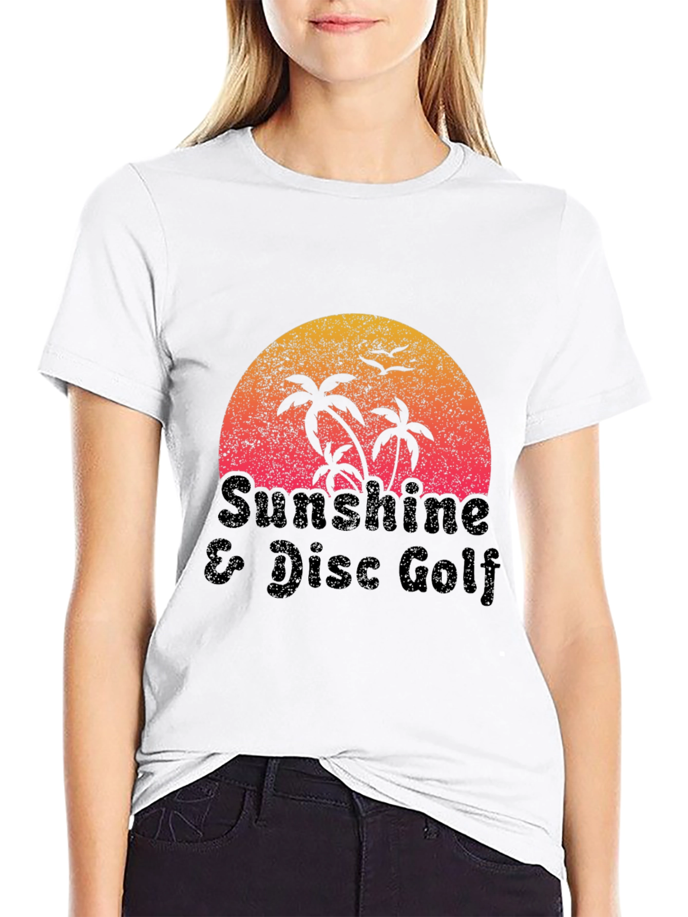 Sunshine & Disc Golf Graphic Tee