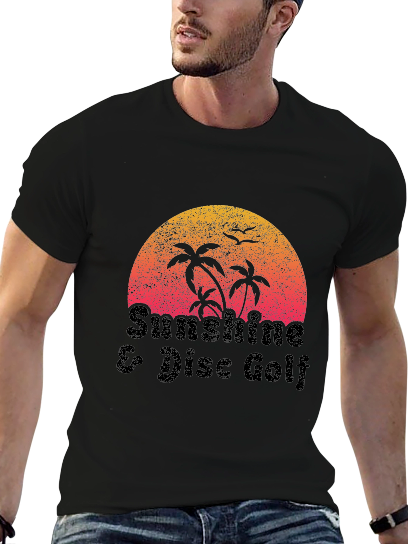 Sunshine & Disc Golf Graphic Tee