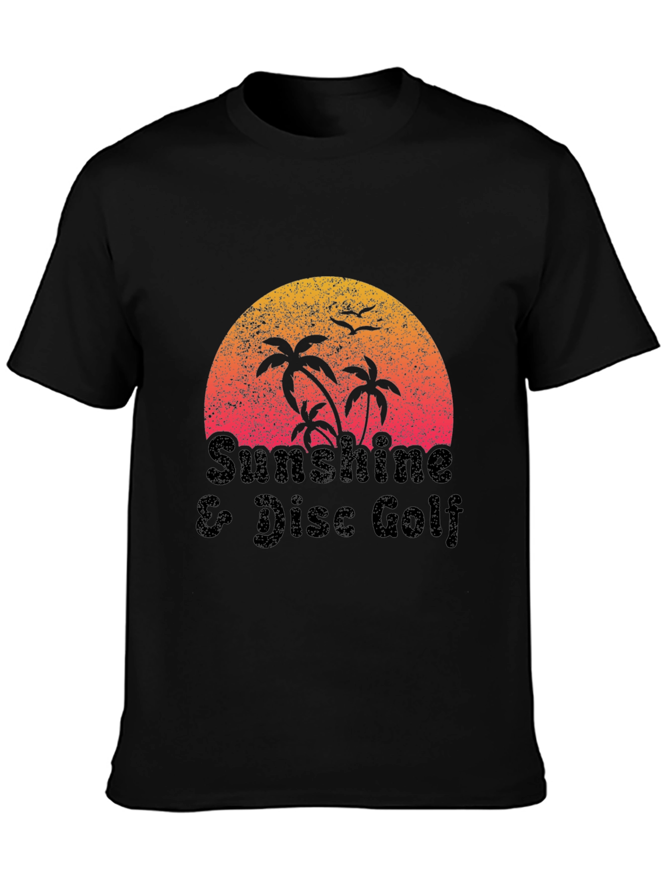 Sunshine & Disc Golf Graphic Tee