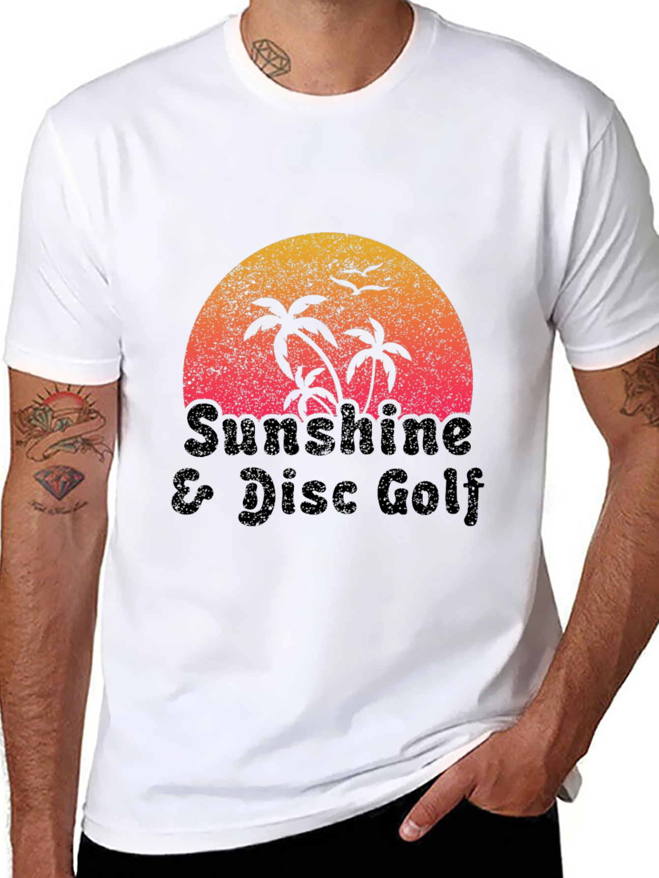 Sunshine & Disc Golf Graphic Tee