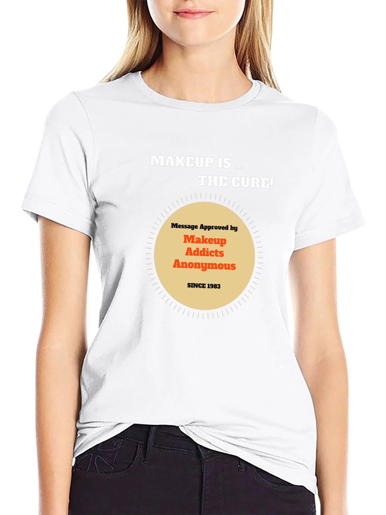 Makeup Addicts Anonymous Tee - Makeup is the cure!