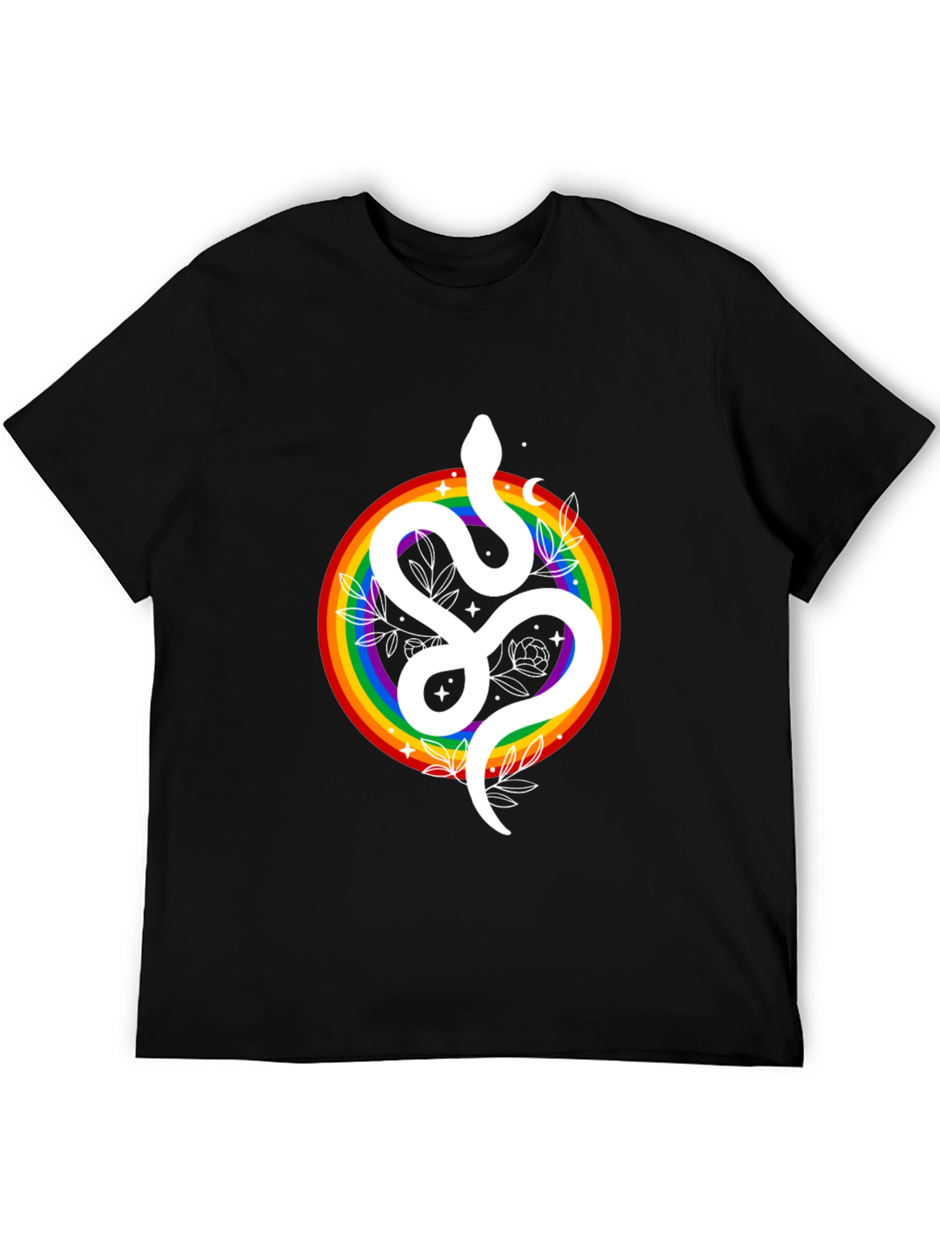 Rainbow Snake Graphic T-Shirt