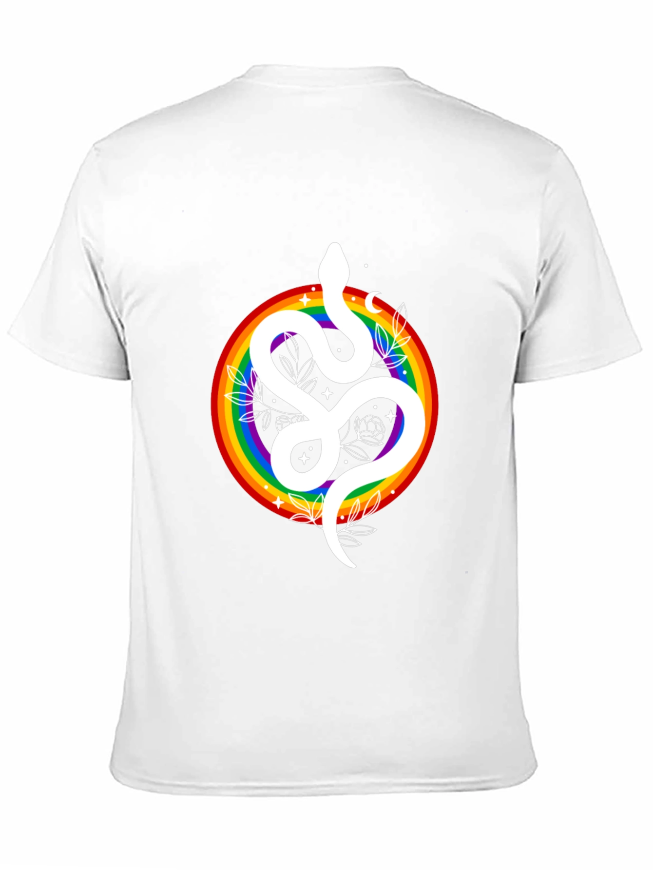 Rainbow Snake Graphic T-Shirt