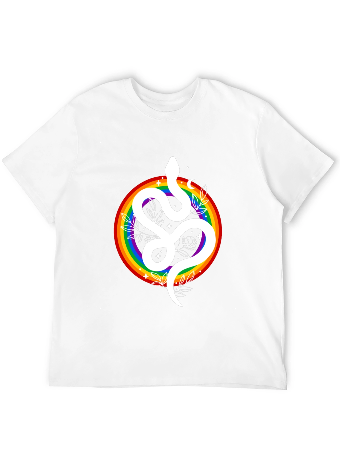 Rainbow Snake Graphic T-Shirt