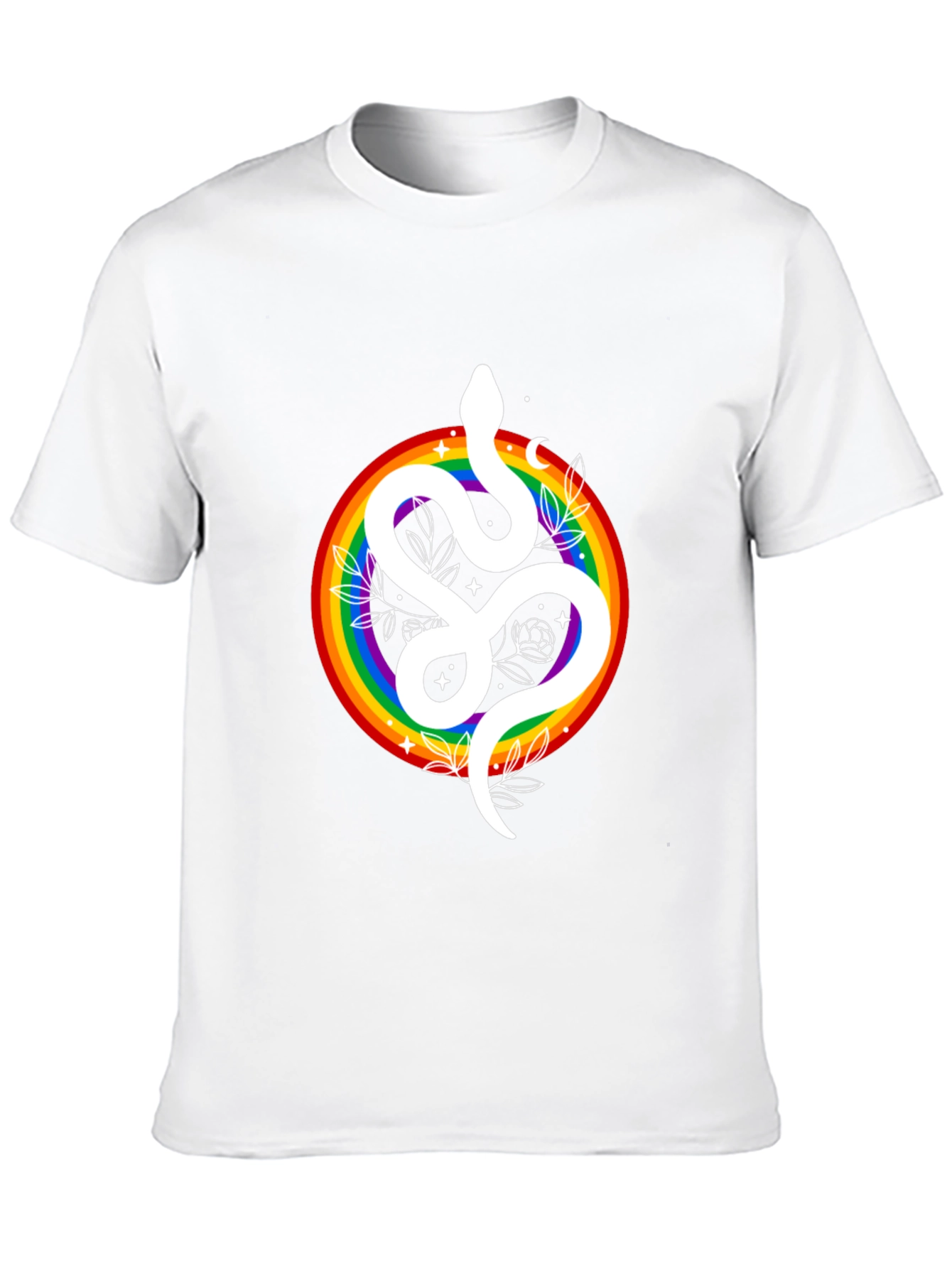 Rainbow Snake Graphic T-Shirt