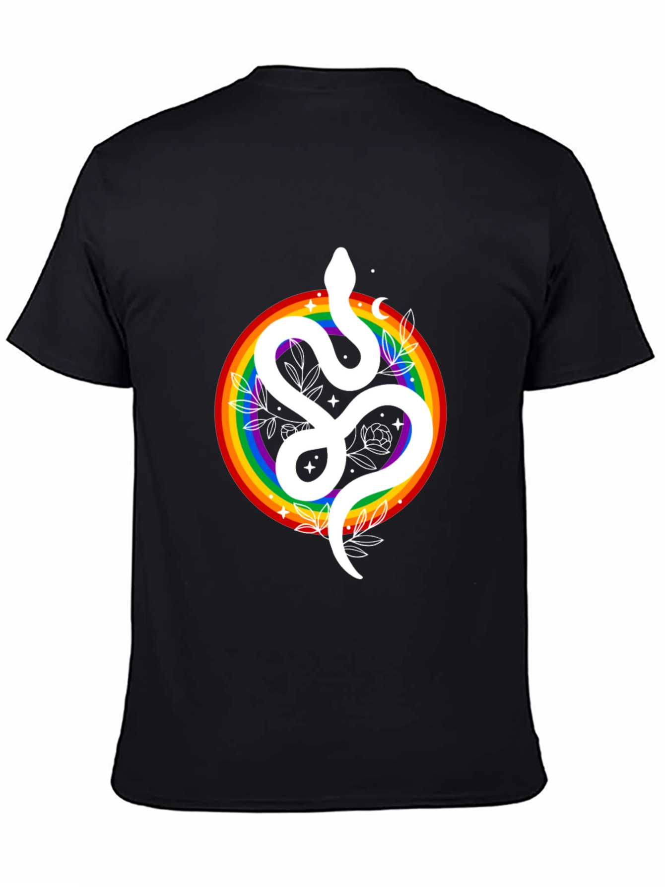 Rainbow Snake Graphic T-Shirt
