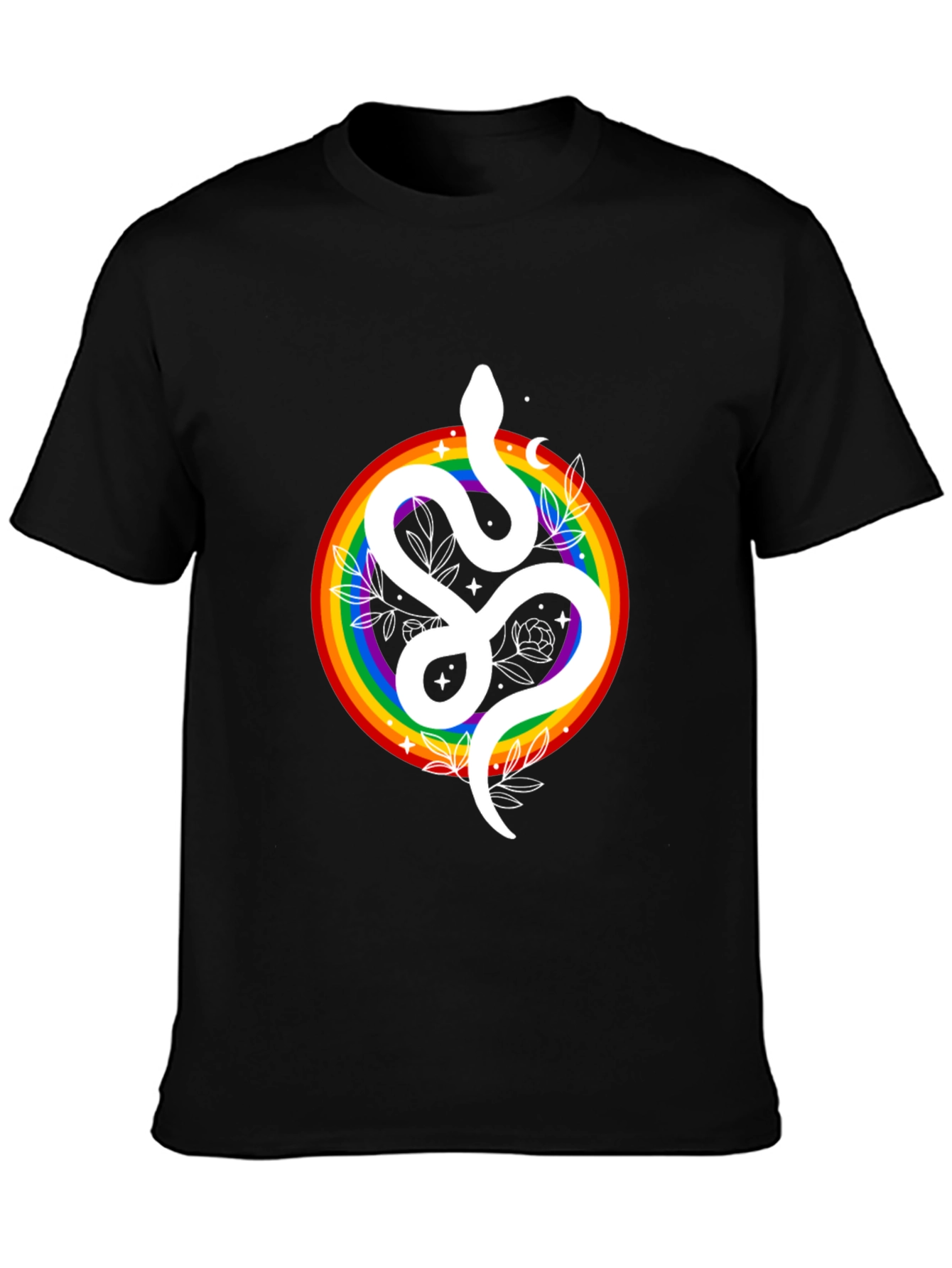 Rainbow Snake Graphic T-Shirt