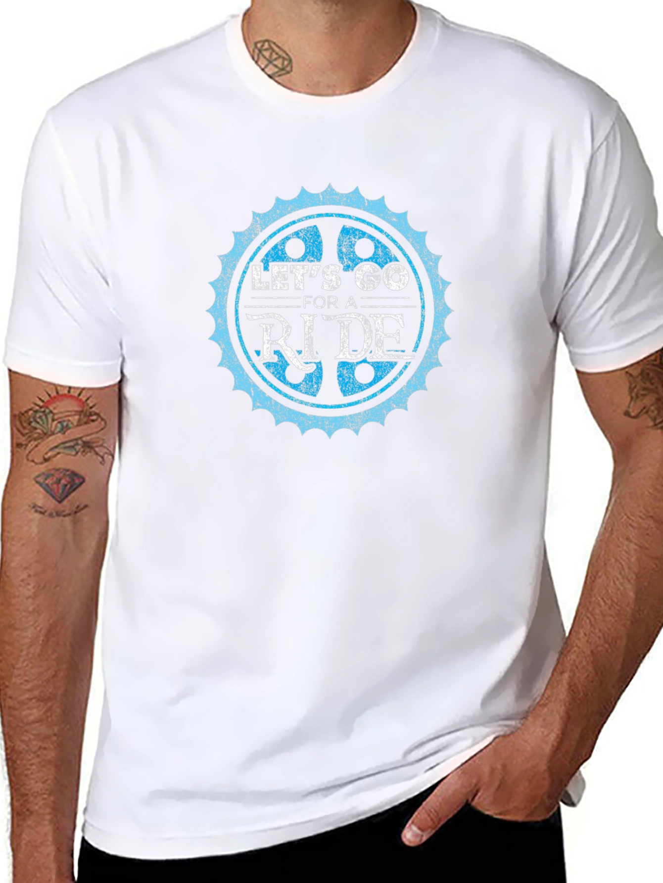 Lets Go For A Ride Graphic T-Shirt