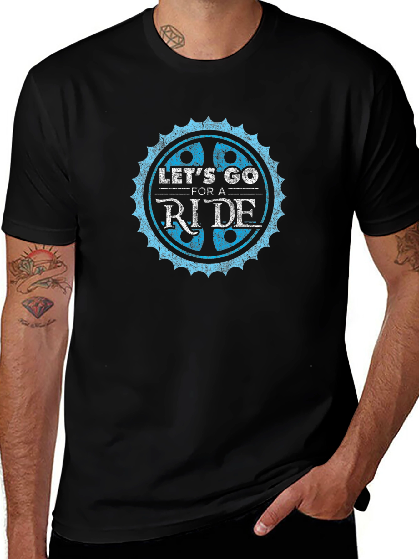 Lets Go For A Ride Graphic T-Shirt