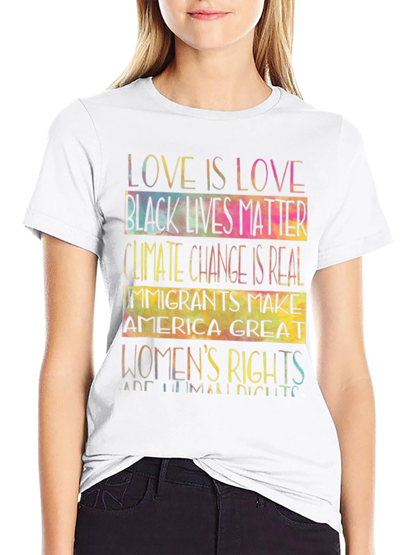 Equality Tie-Dye Graphic T-Shirt