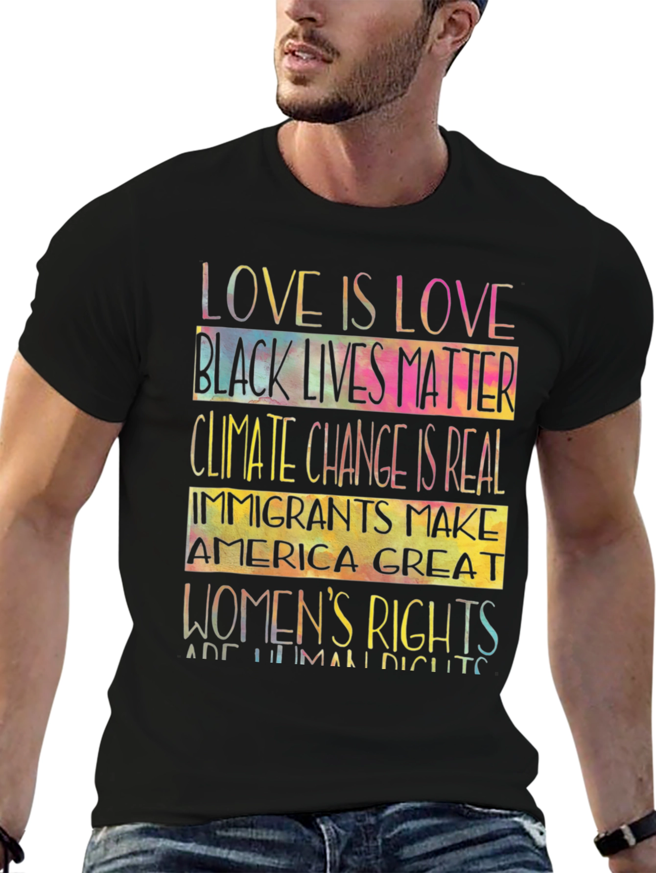 Equality Tie-Dye Graphic T-Shirt