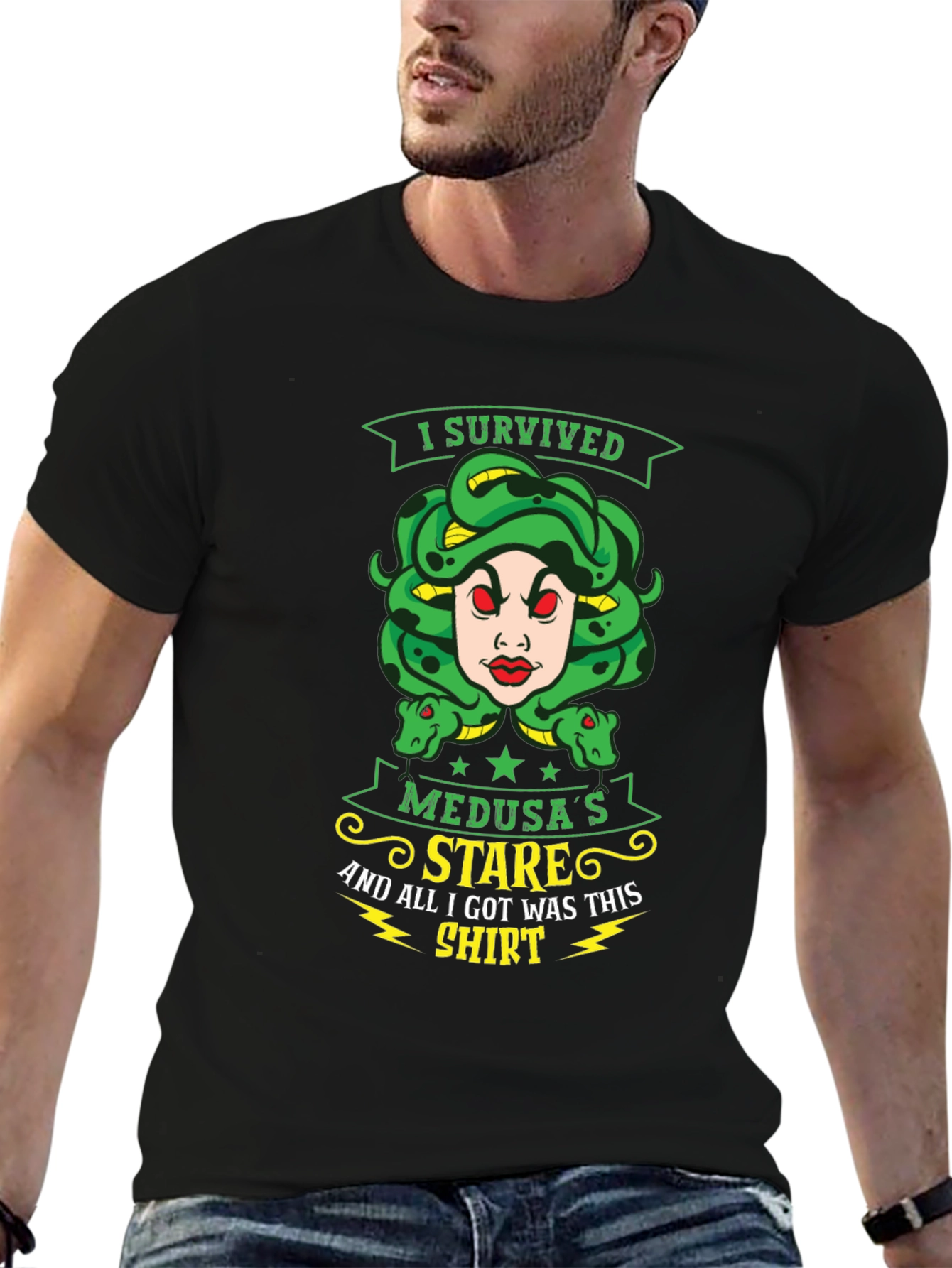 I Survived Medusas Stare T-Shirt