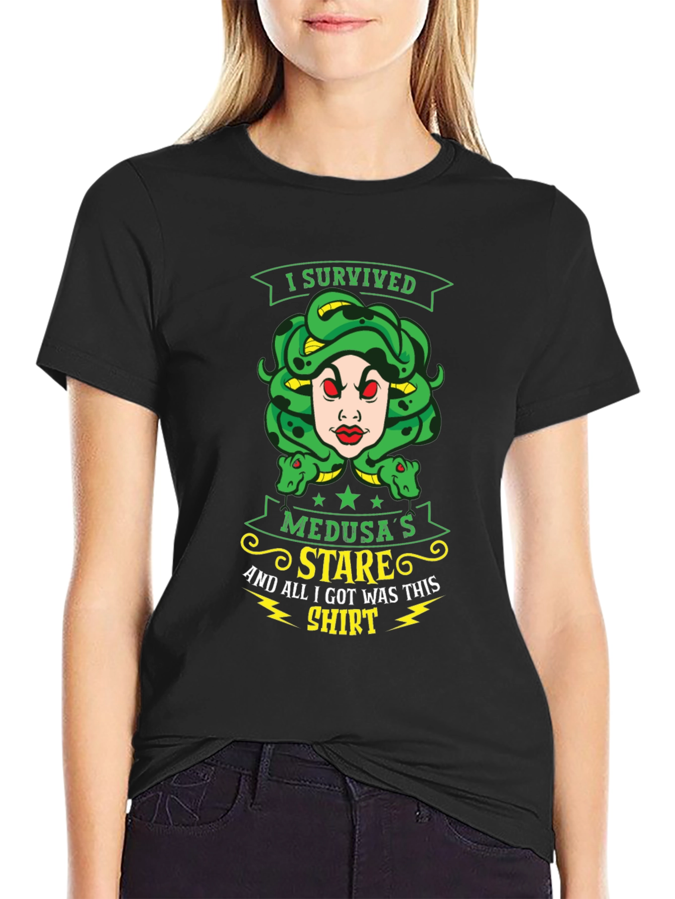 I Survived Medusas Stare T-Shirt