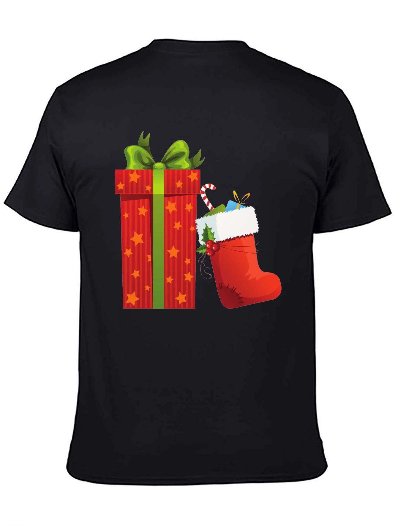 Festive Christmas Gift and Stocking T-Shirt