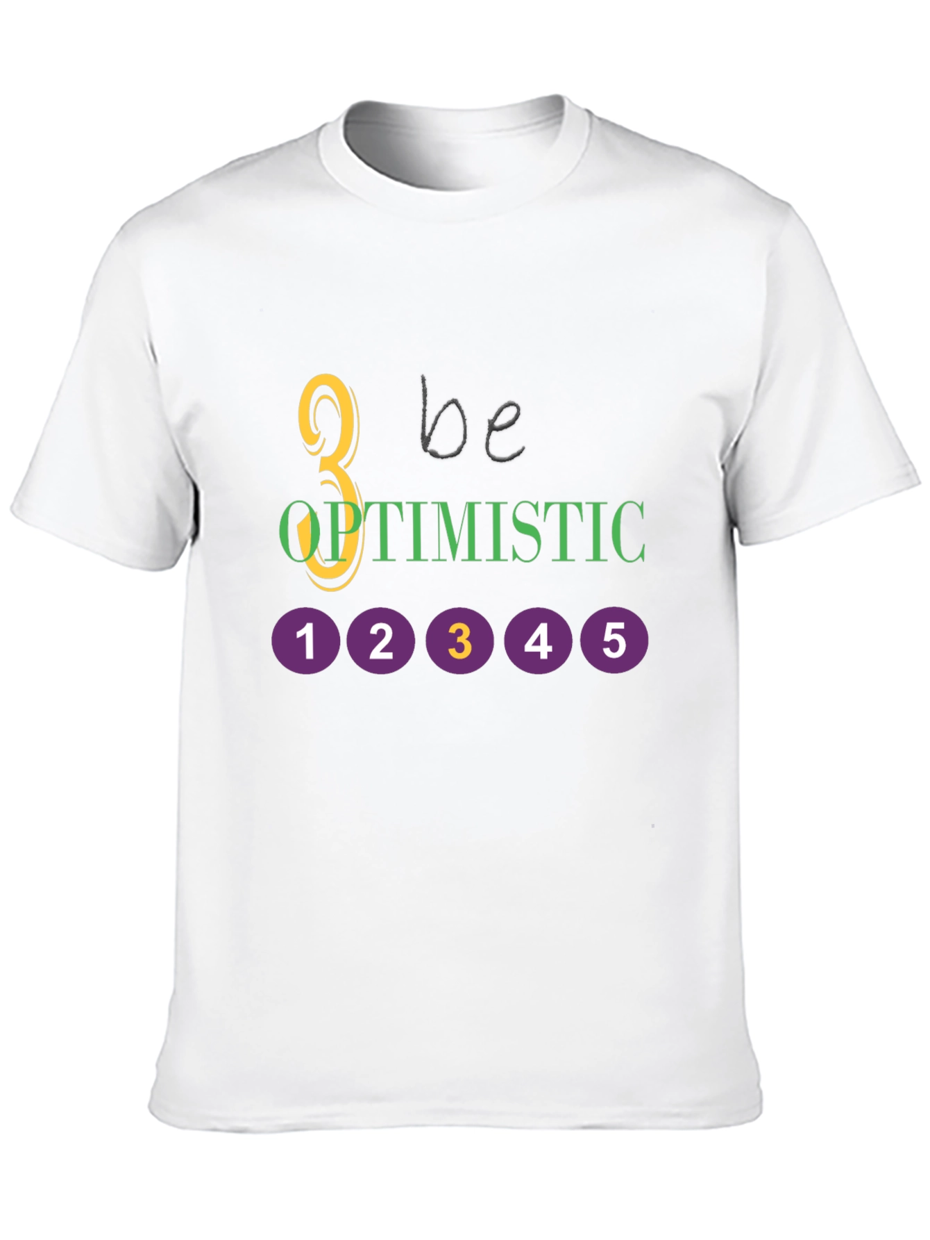 Be Optimistic Graphic Tee - Black
